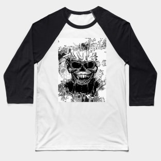 Creepy Skulls Baseball T-Shirt